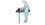 AliMed 923975 Pneumatic Hand Table Leg