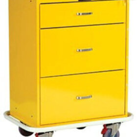 AliMed Harloff Isolation/Infection Control Cart, 3-Drawer
