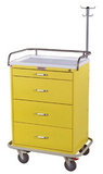 AliMed 926484 Harloff Classic Line Isolation/Infection Control Cart, 4-Drawer