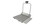 AliMed 933037 Oversized Digital Wheelchair Ramp Scale, LBS/KG w/Everlock #933037