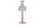 AliMed 938882 CYC Compliance Kit, Stand, Hand Sanitizer Holder, Vertical Sign, Beige ABS #938882