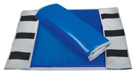 AliMed 960955 AliBlue Gel Axillary Roll Cover, 17"W x 12"L x 1/2" thick #960955