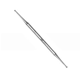 AliMed 98CUR7-11- Miltex; Curette Excavator - Single End w/o Holes - 5" - 1.5 mm and 2.5 mm dia.