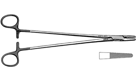 AliMed 98NHO26-35- Mayo Hegar Needle Holder - 7" - TC - German