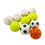 GOGO 12PCS Foam Sports Ball, Stress Relief Squeeze Basketball