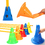 12inches Collapsible Sport Soccer Training Cones Hurdles Markers Wholesale--Each is $0.91