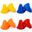50 PACKS Wholesale GOGO 100Pcs 3.1 Inches PVC Bright-Colored Slalom Cones for Skating Running Marker Mini Track