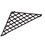 AMKO Displays 16-001BL Grid Triangular Shelf, 24" X 24" X 34 1/2", Black, Price/each