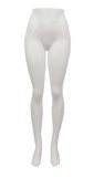 AMKO Displays 1704W White Brazilian Half Body Mannequin