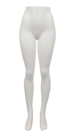 AMKO Displays 1704W White Brazilian Half Body Mannequin