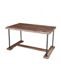 AMKO Displays CH-TABLE Rustic Wood Table