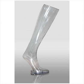 AMKO Displays CLAIRE KNEE Clear Claire Knee Polycarbonate, Height: 19 1/3"
