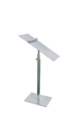 AMKO Displays CSR-SS Angle Shoe Stand, Adjustable From 14" To 22", Base: 6"(L) X 4"(W)