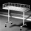 AMKO Displays DT48/WTE Folding Dump Table W/Casters, 48"(L) X 24"(W) X 32"(H), White, Price/each