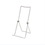 AMKO Displays EASEL-4 Easel- Clear/White, 3 3/4"(W) X 9 1/4"(H), Price/each