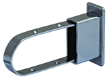 AMKO Displays EC5-CH Extended End Cap For Rectangular Tubing, 1/2