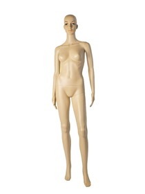 AMKO Displays F/2X Polyyethylene Plastic Skintone Female Mannequin