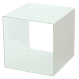 AMKO Displays FC4W-10 Frosted White Cube