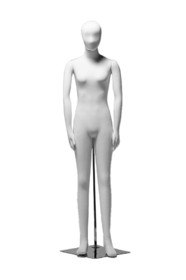 AMKO Displays FLX-F Soft Flexible White Woman Mannequin With Metal Base