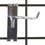 AMKO Displays GP/H6 6" Hook For Gridwall, Chrome, Price/each