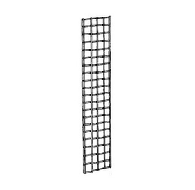 AMKO Displays GP15 1' X 5' Gridwall, Constructed W/ 1/4" Wire, Chrome