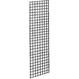 AMKO Displays GP27 2' X 7' Gridwall, Constructed W/ 1/4" Wire, Chrome