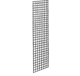 AMKO Displays GP28 2' X 8' Gridwall, Constructed W/ 1/4" Wire, Chrome
