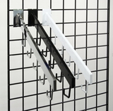 AMKO Displays GPW/5H 5 Hook Waterfall For Gridwall, Square Tubing, White
