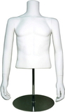 AMKO Displays HM/M Half Mannequin W/ Shoulder Cap