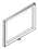 AMKO Displays MC57-CH Sign Holder, 7"(W) 5 1/2"(H), 1/4" X 3/8" Fitting, Chrome, Price/each