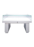 AMKO Displays NP1-1500WH White Jewelry Sit Down Displays Case