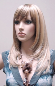 AMKO Displays R02 Female Wig, Straight Hair With Bangs