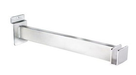 AMKO Displays SP/FB 12" Rectangular Hangrail Bracket, For Slatwall