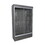 AMKO Displays WC4-RG Rustic Grey Wall Case 48'L X 18"W X 78"H, 5-Adjustable Glass Shelves (12'), 3-Led Lights, Plunger Locks