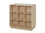AMKO Displays WIC18 Island Cubbies- 18 Cubes, 12" Cubes, 38"(L) X 24"(W) X 42"(H), Double Side, Price/each