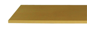 AMKO Displays WS1224-M Melamine Wood Shelf, 12"(W) X 24"(L) X 3/4"(T), Maple