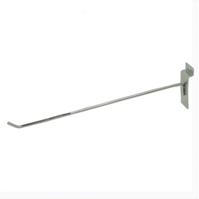 AMKO Displays XTW/H12-CH Thin Line Hook, 12", For Slatwall, Chrome