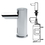 ASI 0391-1AC Ez-Fill - Individual Stand-Alone Liquid Soap Dispenser With I Liter Bottle <br>- Ac Plug In Version