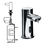 ASI 0394-1AC Ez Fill -  Stand-Alone Foam Soap Dispenser With I Liter Bottle (Individual)<br>- Plug In Version
