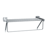 ASI 7310 Towel Shelf with Drying Rod Stainless Steel Surface Mounted