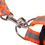GOGO Polyester Reflective Dog Leash And Harness Set, No-pull Dog Harness