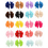 TopTie Cute Pet Hair Bow Assorted Colors Dog Bows for Party Wedding