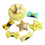 TopTie Star Topknot Pet Hair Bow Beautiful Pet Puppy Grooming Bows Supplies, Set of 7