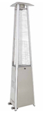 AZ Patio Heaters HLDS01-CGTSS Tall Commercial Triangle Glass Tube Heater-Stainless Steel