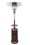 PrimeGlo HLDS01-W-CG 87" Tall Outdoor Patio Heater with Metal Table in Hammered Bronze