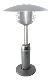 AZ Patio Heaters HLDS032-C Outdoor TableTop Patio Heater- Hammered Silver