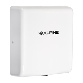 Alpine Industries 405-10-WHI WILLOW High Speed Commercial Hand Dryer, 120V, White