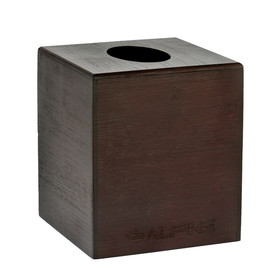 Alpine Industries 405-ESP Espresso Wooden Tissue Box Cover