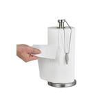 Alpine Industries 433-02 Stainless Steel Paper Towel Holder with Slip-Resistant Base