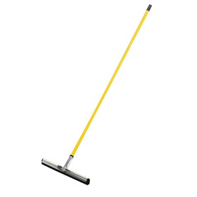 Alpine Industries 441-18-ST Heavy-Duty Floor Squeegee, 18-inch Dual Moss, Black - with 50" Handle